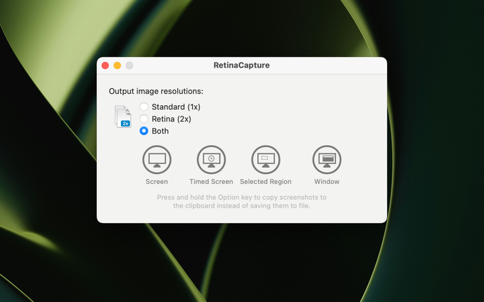RetinaCapture for macOS screenshot